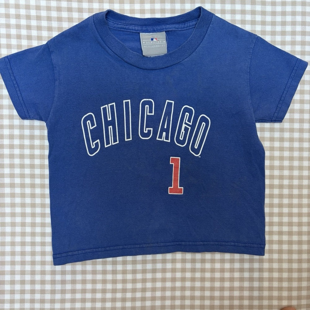 MLB Genuine Merchandise Chicago Cubs Kosuke Fukudome #1 Youth Kids Shirt Size 4